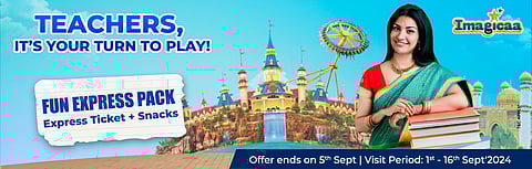 Imagicaa is giving teachers discounts on rides and food in honour of National Teacher's Day